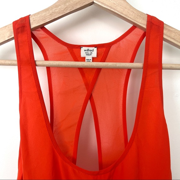 COPY - Aritzia Wilfred Babylone silk racer back dress - Picture 3 of 4